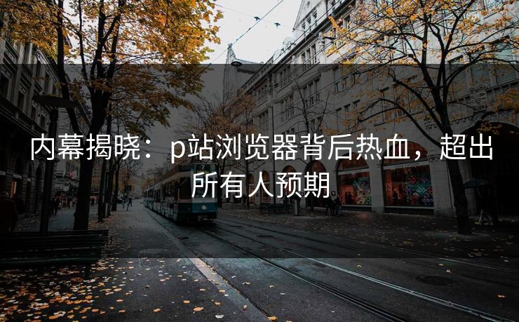 内幕揭晓：p站浏览器背后热血，超出所有人预期