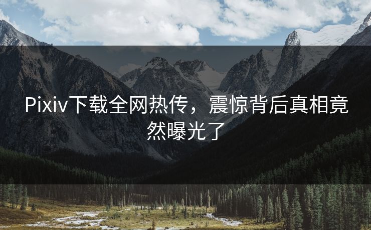 Pixiv下载全网热传，震惊背后真相竟然曝光了